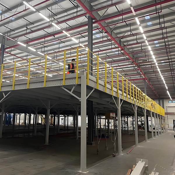 Steel Frame With Mezzanine Floor