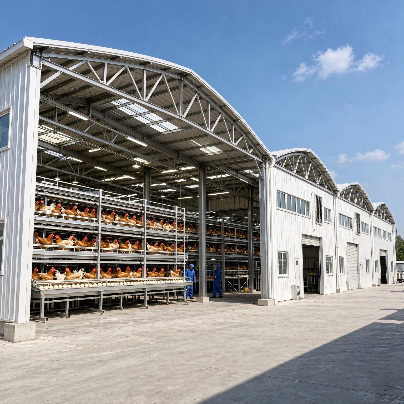 Chicken poultry Egg-laying chicken breeding factory building