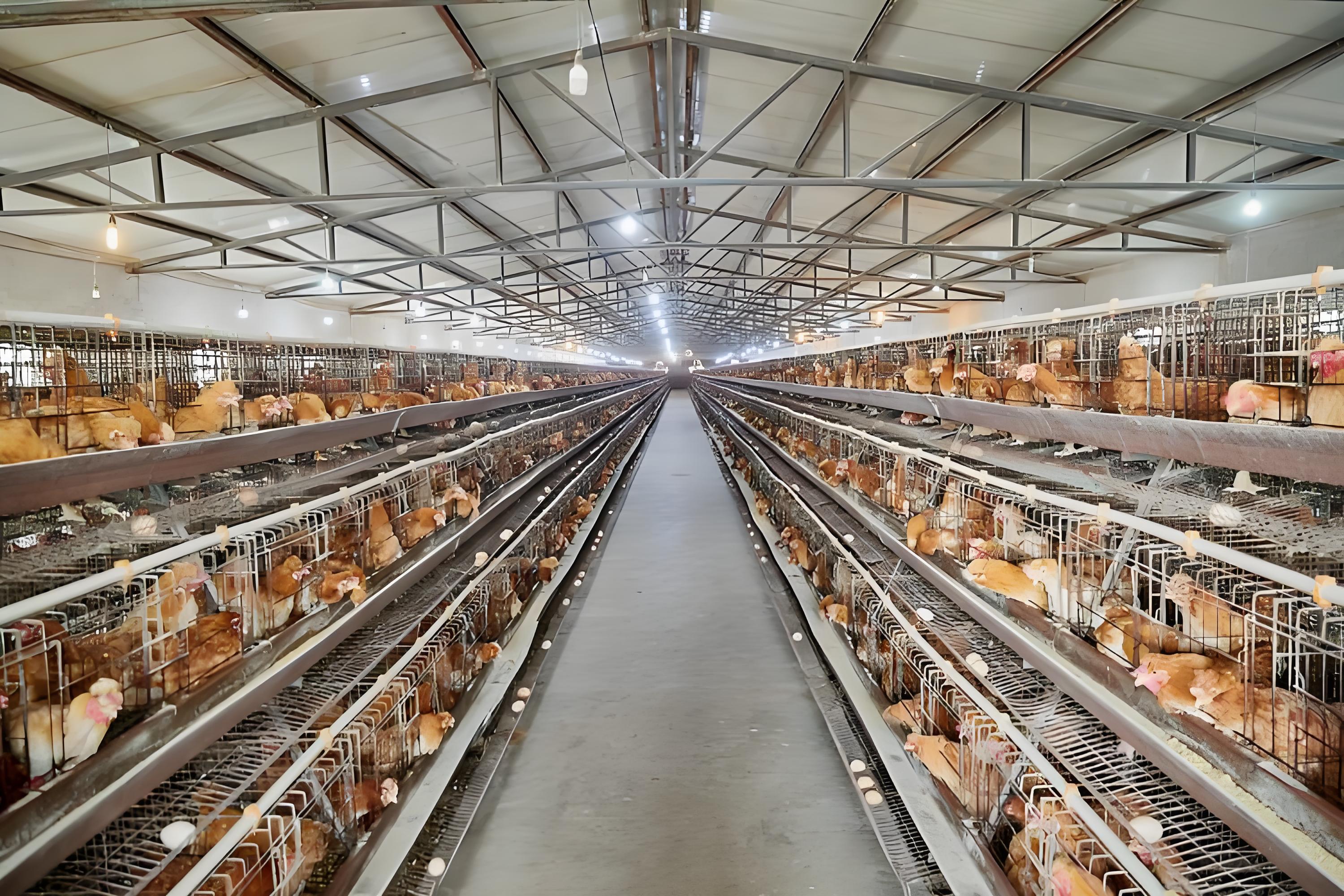 Chicken poultry Egg-laying chicken breeding factory building