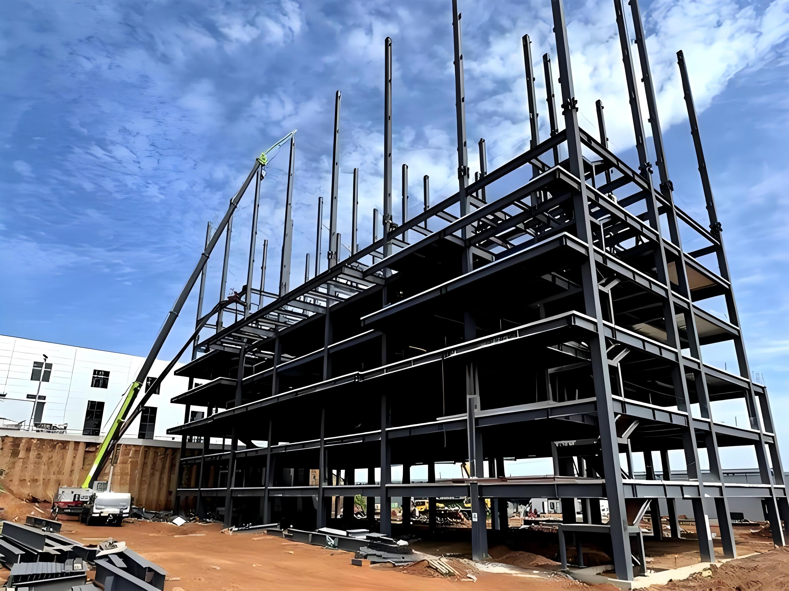 Multi-storey steel structure plant