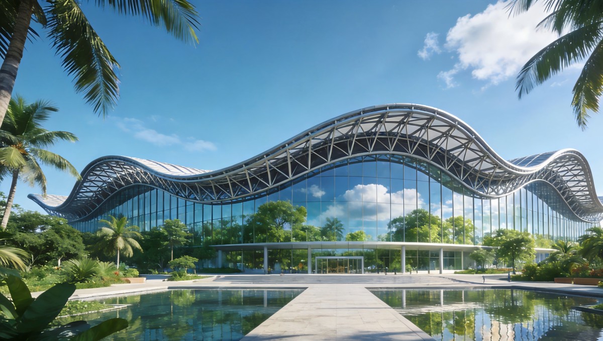 WPS图片(1) Overseas Project Showcase: Free-Form Steel Structure Buildings
