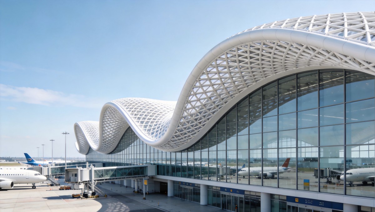 WPS图片(3) Overseas Project Showcase: Free-Form Steel Structure Buildings