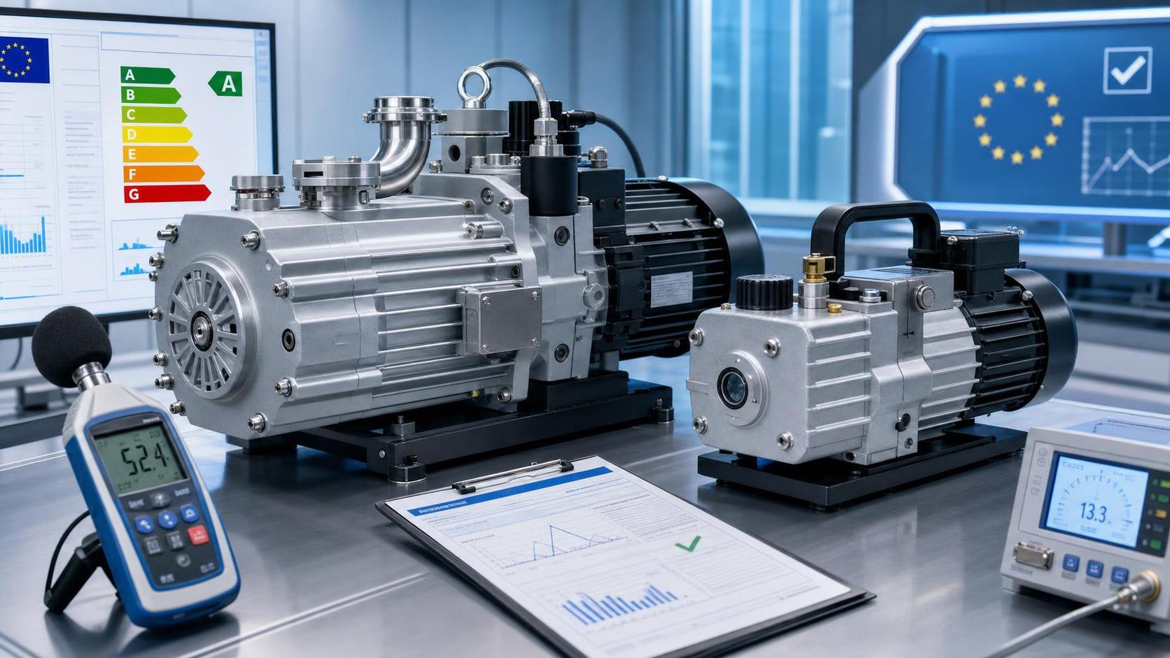 EU EN 12752-2:2026 Comes into Force, Tightening Vacuum Pump Energy Efficiency and Noise Requirements