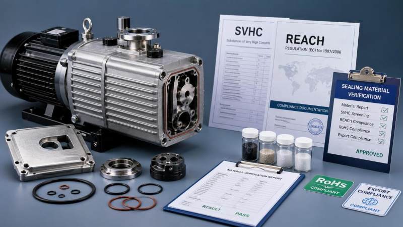 Compliance Review of Vacuum Pump Sealing Materials Following the Addition of New SVHCs under REACH