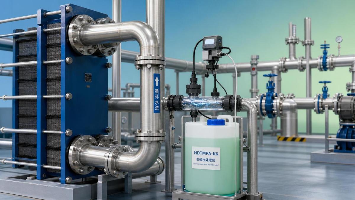 How HDTMPA·K6 supports calcium scale control in process water
