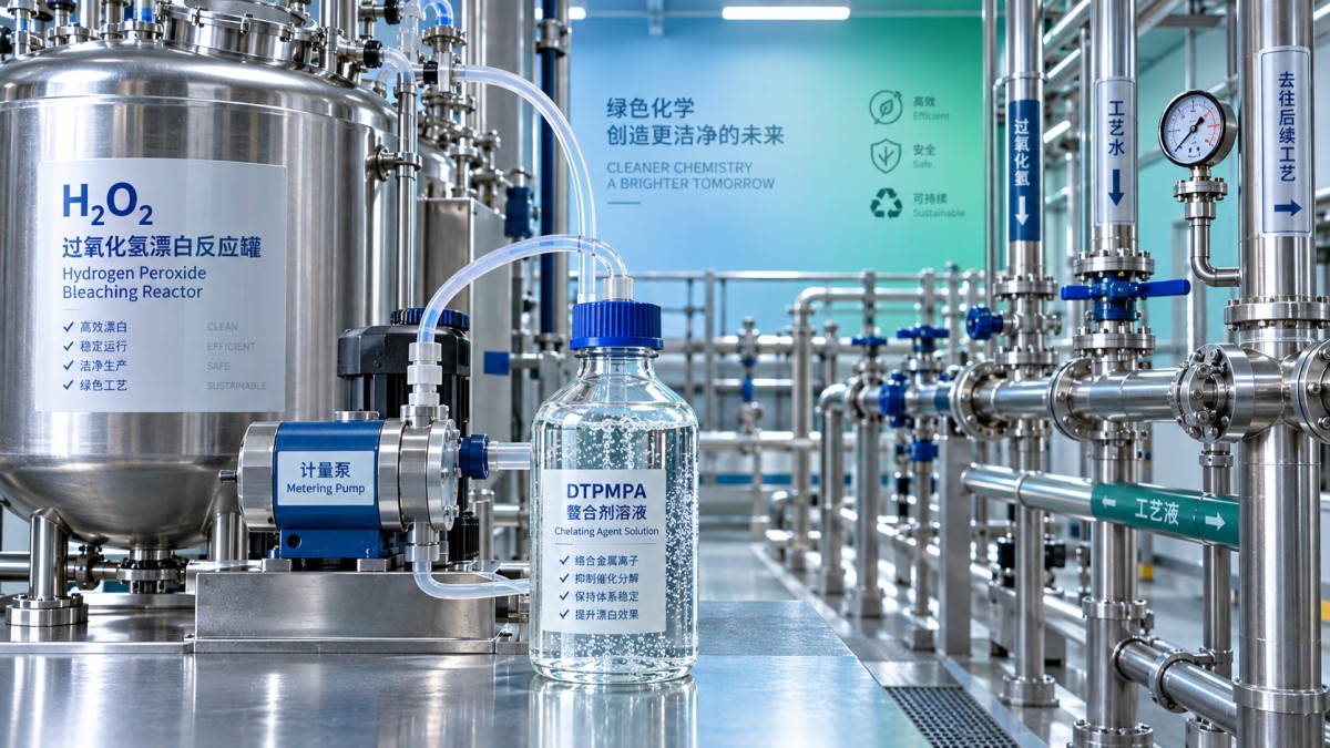 Can DTPMPA CAS 15827-60-8 stabilize peroxide bleaching systems? Can DTPMPA CAS 15827-60-8 stabilize peroxide bleaching systems?