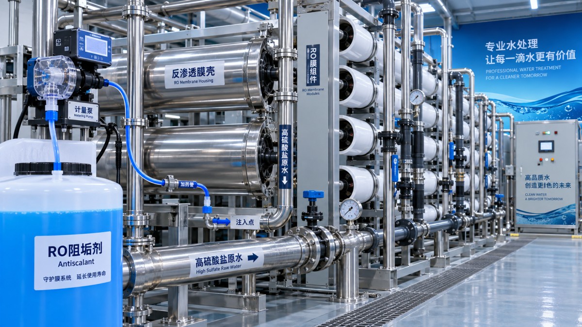Comment choisir des antitartres pour osmose inverse pour une eau d’alimentation à forte teneur en sulfates