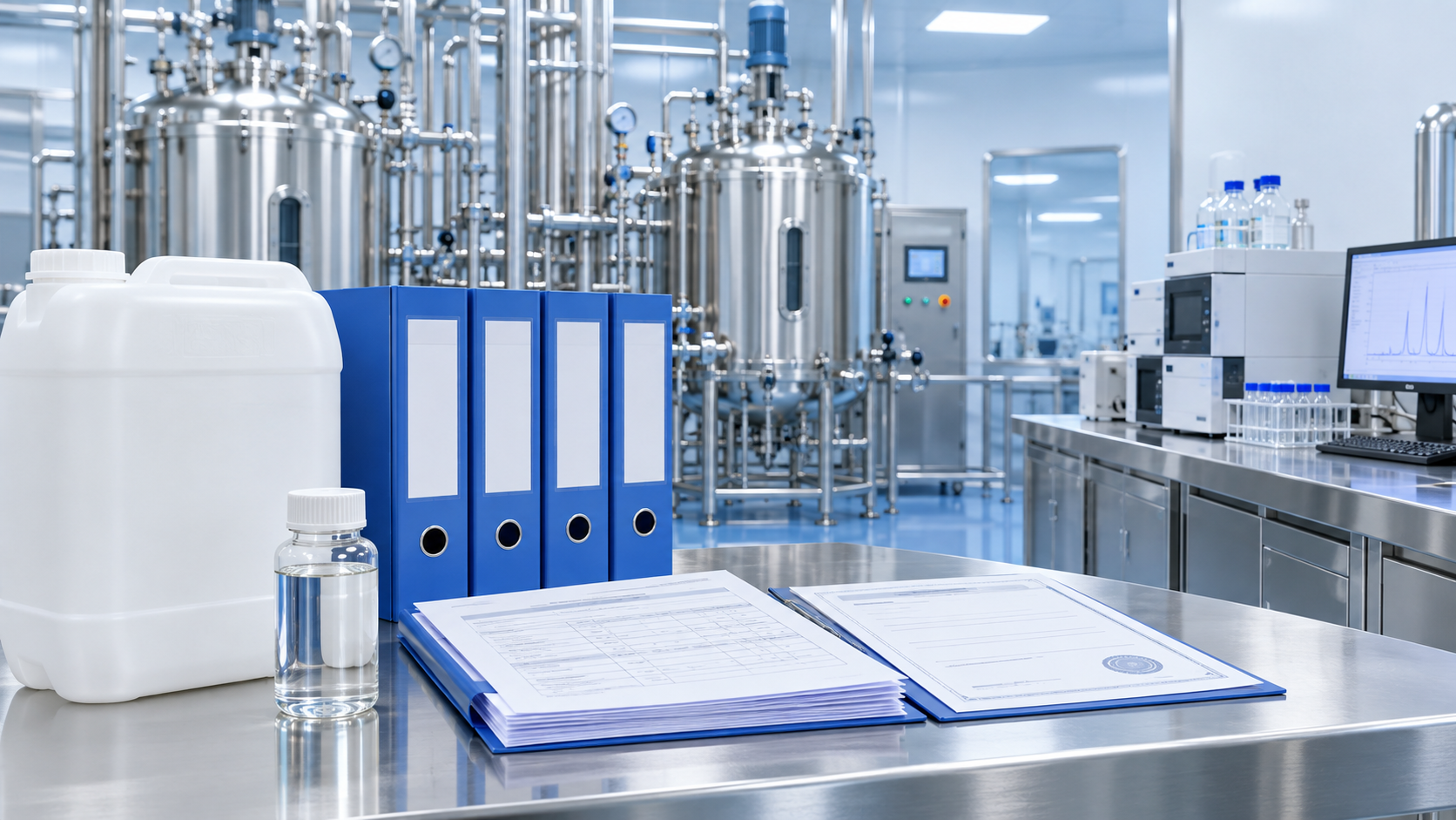 Quelle documentation est requise pour l'approbation d'un antimousse pharmaceutique ?