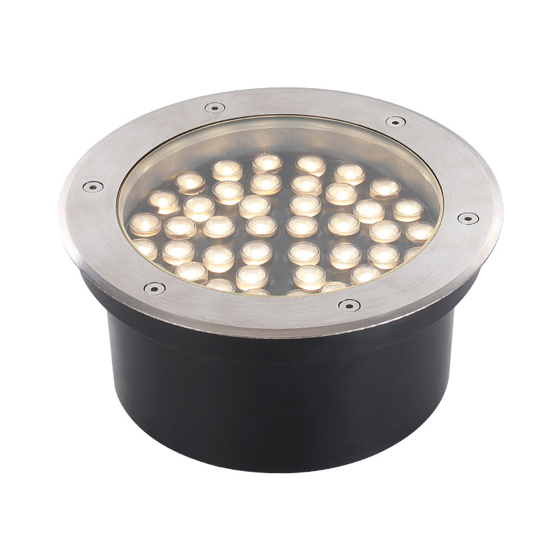 48W waterproof IP67 LED buried light 24V 85-265V outdoor embedded buried light, suitable for garden paths, lane landscape lighting