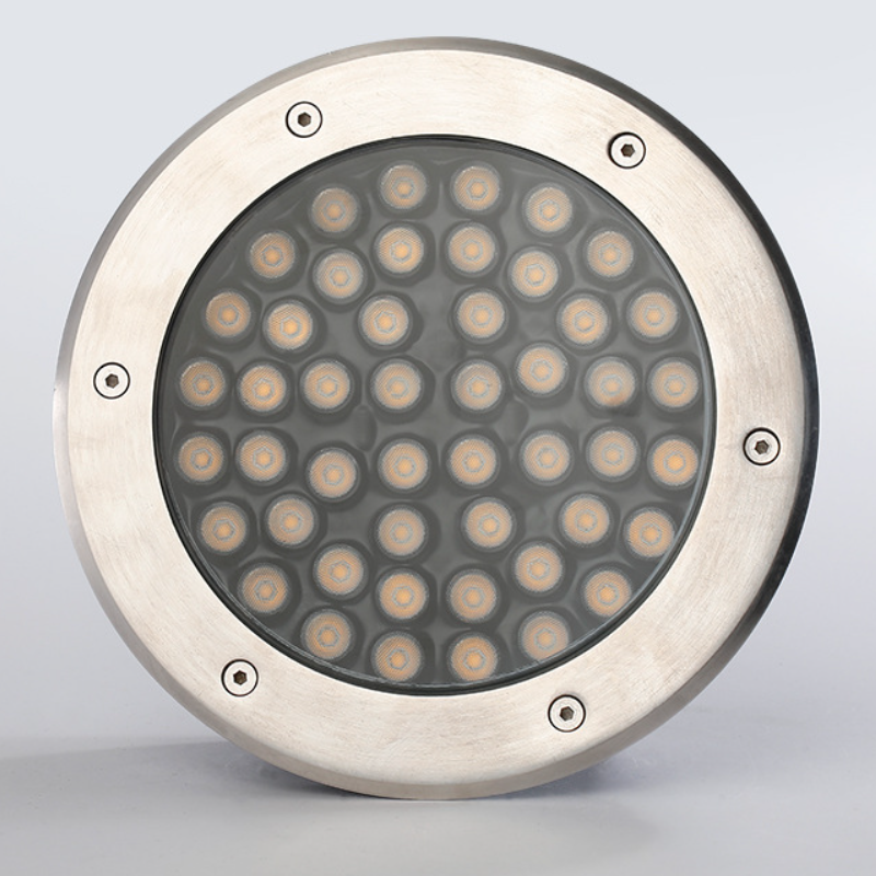 48W waterproof IP67 LED buried light 24V 85-265V outdoor embedded buried light, suitable for garden paths, lane landscape lighting