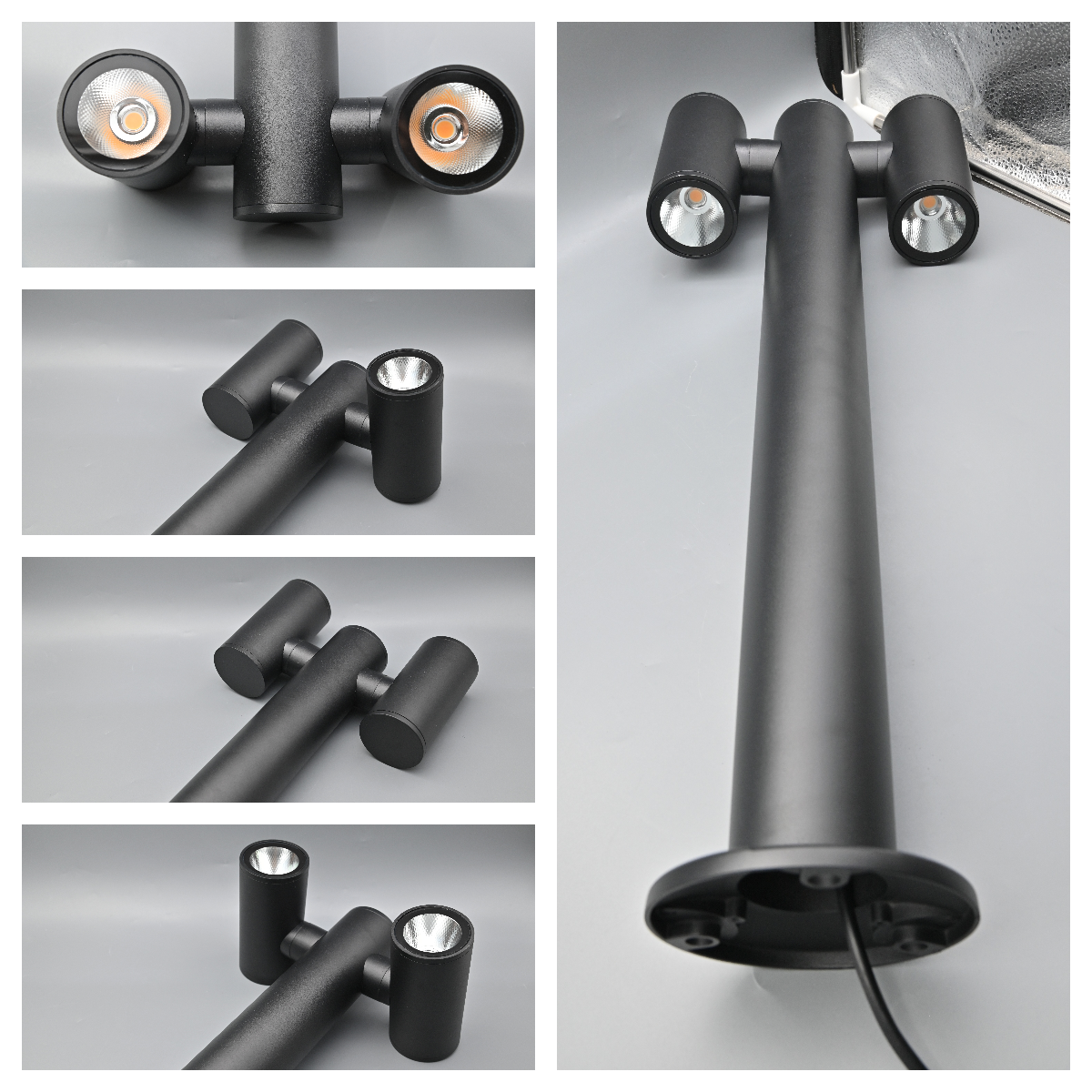 Modern Waterproof LED Lawn Light 25W Aluminum Warm White IP65 Landscape Garden Path Outdoor Decorative Light Easy Installation
