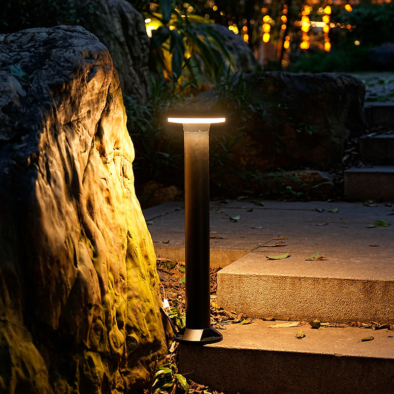 Hot selling Outdoor Waterproof Ip65 LED Lawn Light Aluminum LED Courtyard Light Aluminum Material Path System Cable Column Garden Circular Light