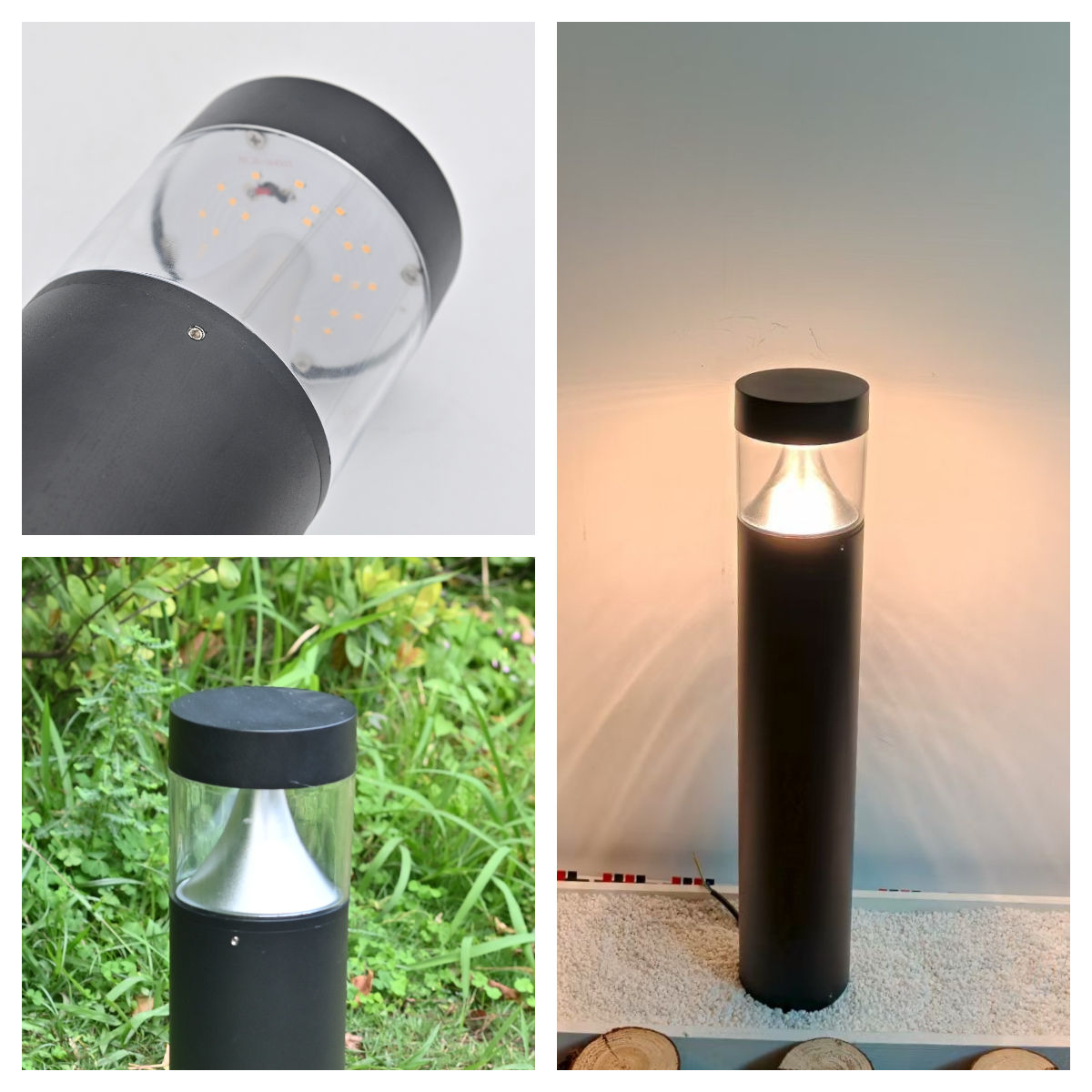 New LED pillar guard light, LED is the most popular modern outdoor pillar guard light, Ip65 LED courtyard light, aluminum body lawn light