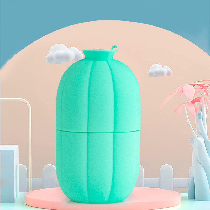 新款硅胶面部冰模按摩器，舒缓泛红和肿胀，美妆面部冰敷器，硅胶漏斗冰膜