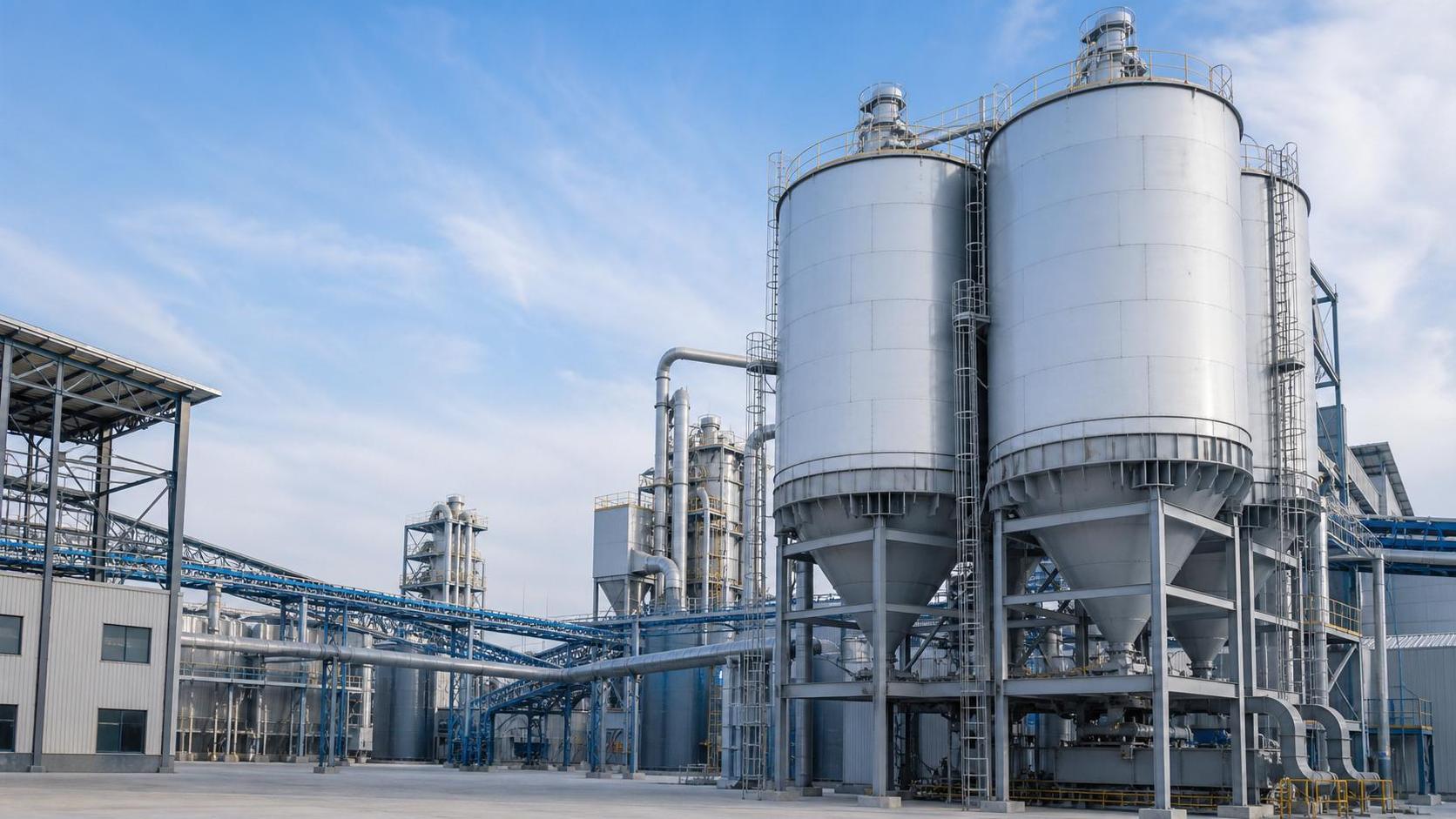 Silos industriales para almacenamiento de polvo y gránulos: cómo adaptar el diseño al material