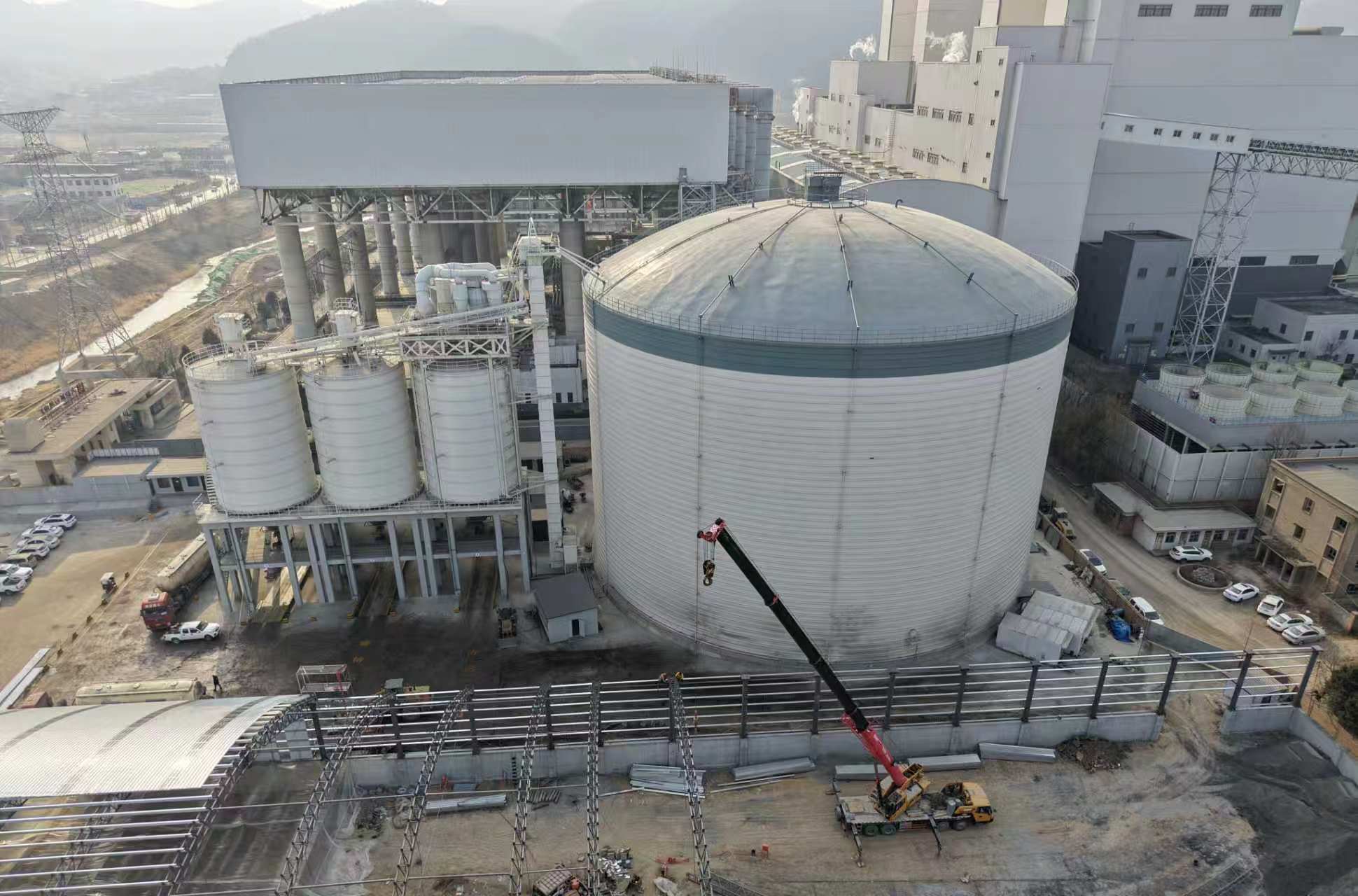 Silos especiales de almacenamiento para cenizas volantes y polvo mineral