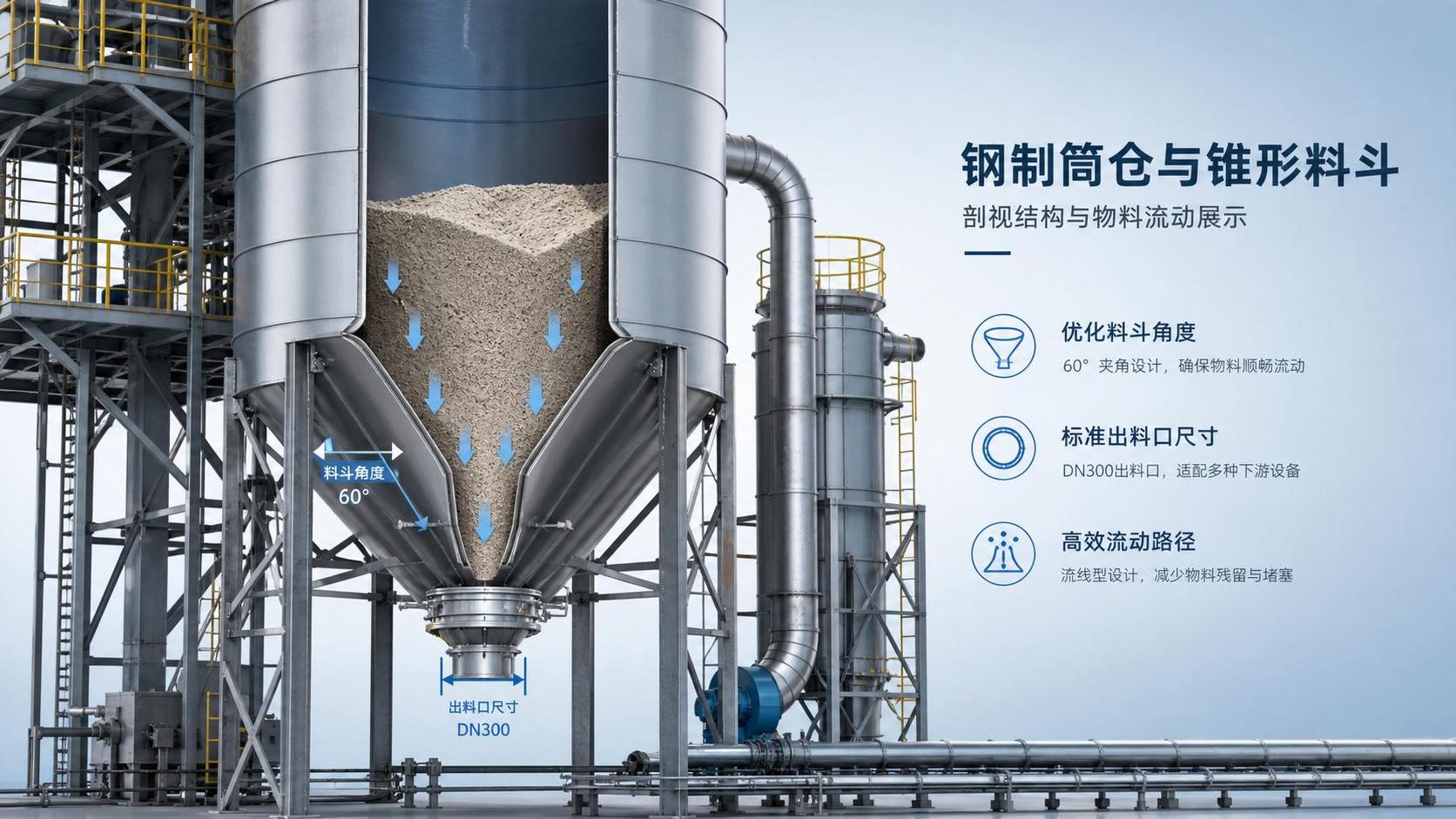 Errores de ingeniería de silos que provocan problemas de flujo