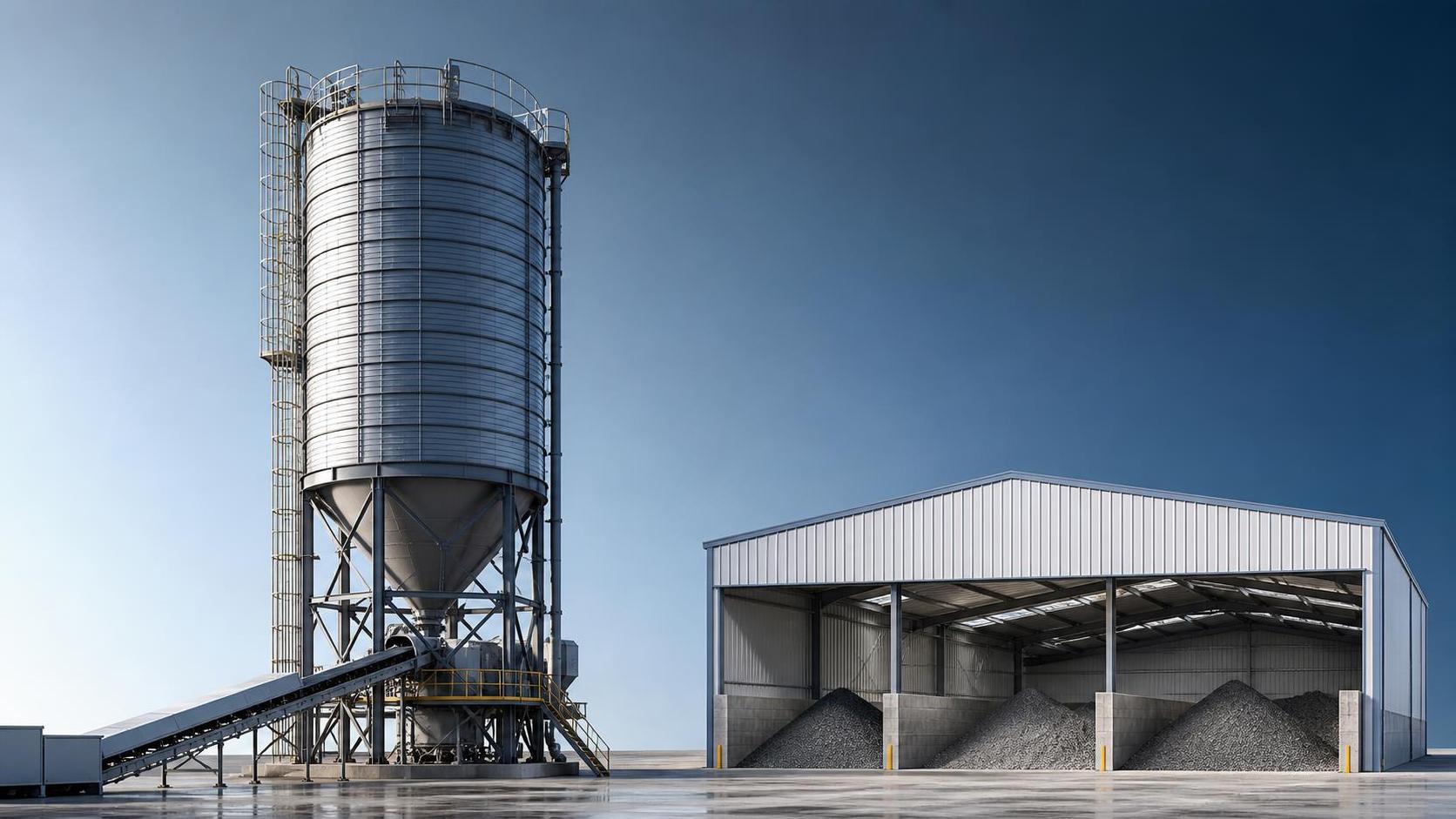 Silo para cenizas volantes o almacenamiento en plano: ¿qué opción se adapta a su operación?