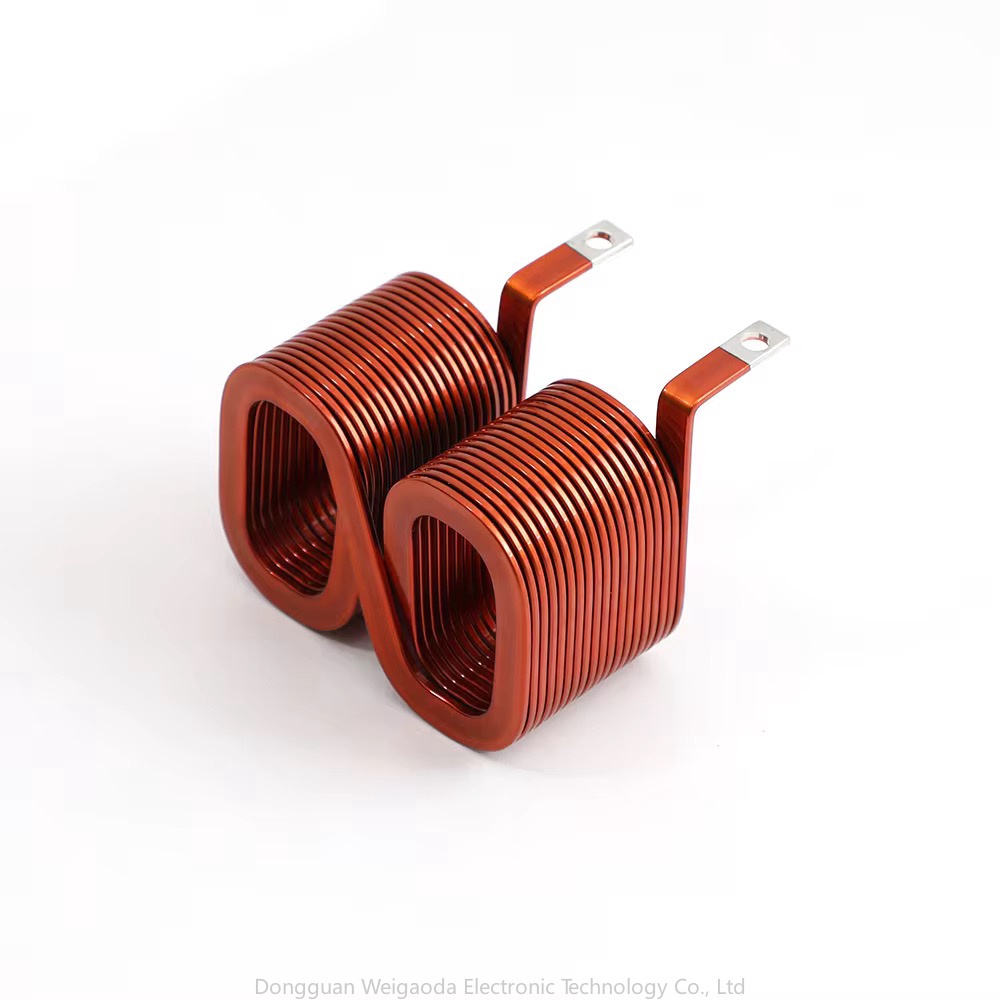 Self adhesive flat coil