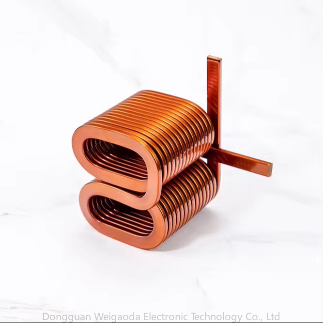 Self adhesive flat coil