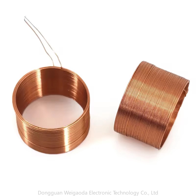 Self adhesive flat coil