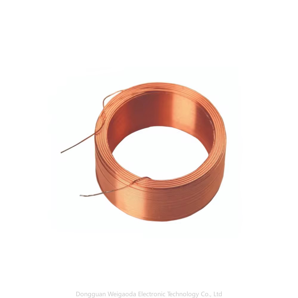 Self adhesive flat coil