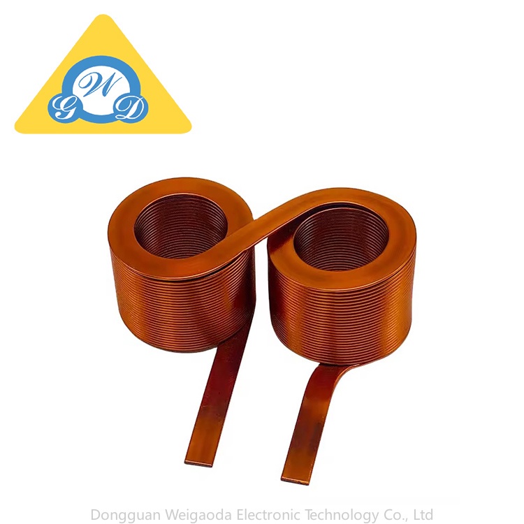 Self adhesive flat coil