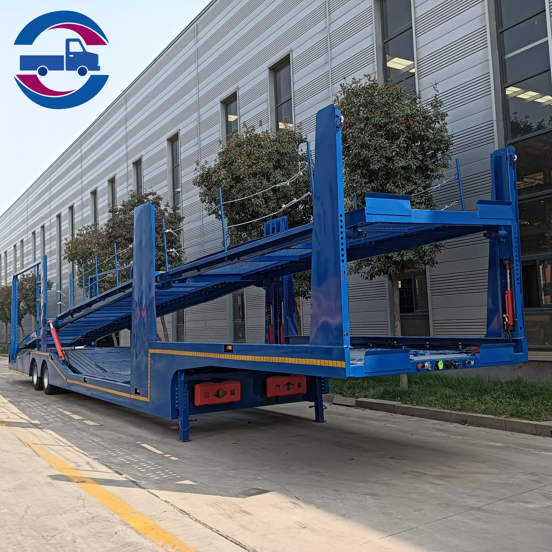 Transporteur de voitures à 3 essieux