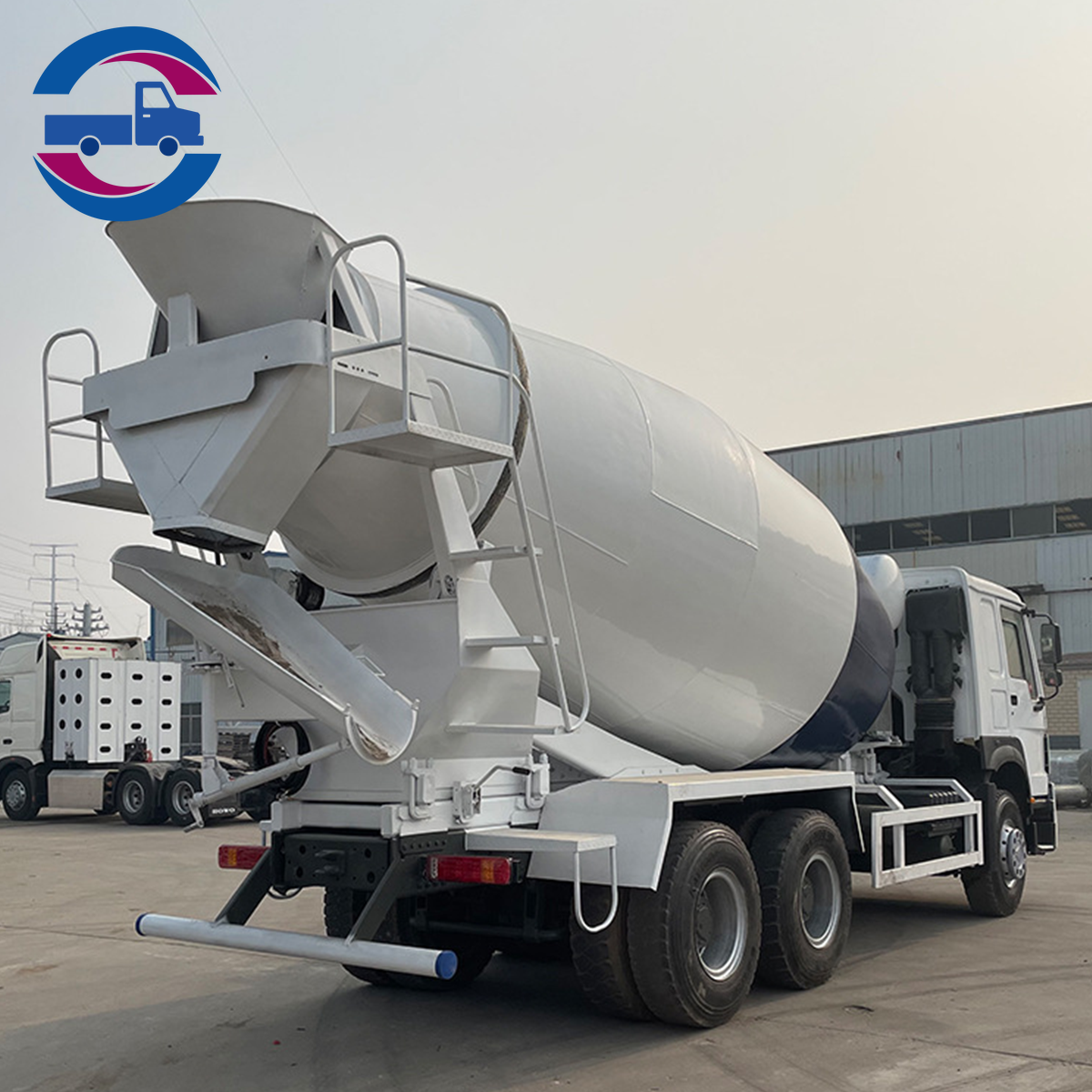 Exportation camion malaxeur à béton Sinotruk Howo 371 6x4