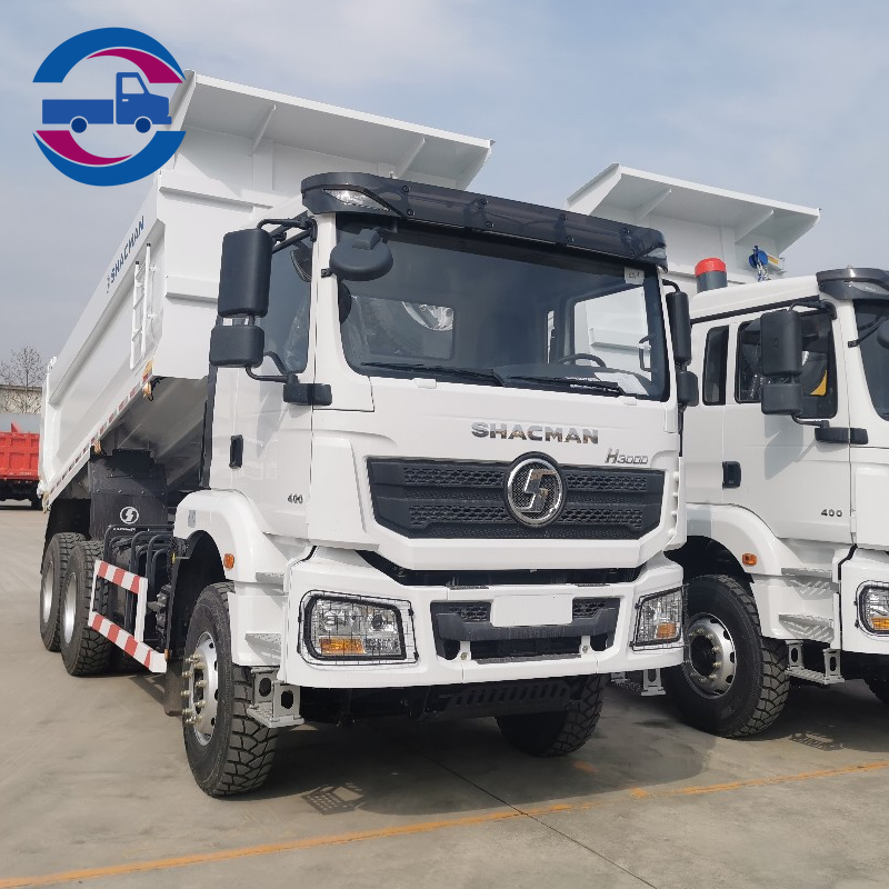 Camion-benne Shacman H3000 380 HP 6x4 à 10 roues, charge utile de 30 tonnes, benne de 20 mètres cubes
