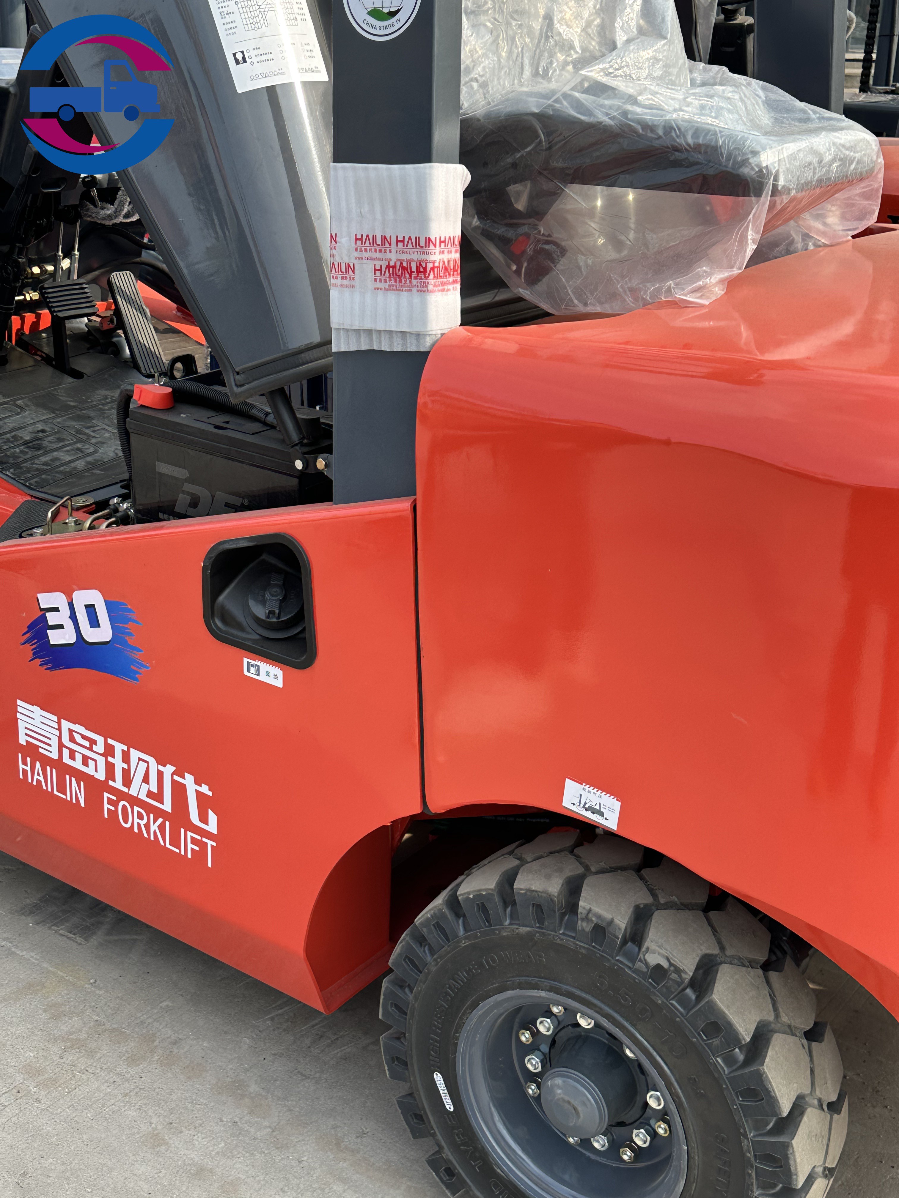 Détails du produit du chariot élévateur contrebalancé HAILA (Qingdao Hyundai) 3 tonnes