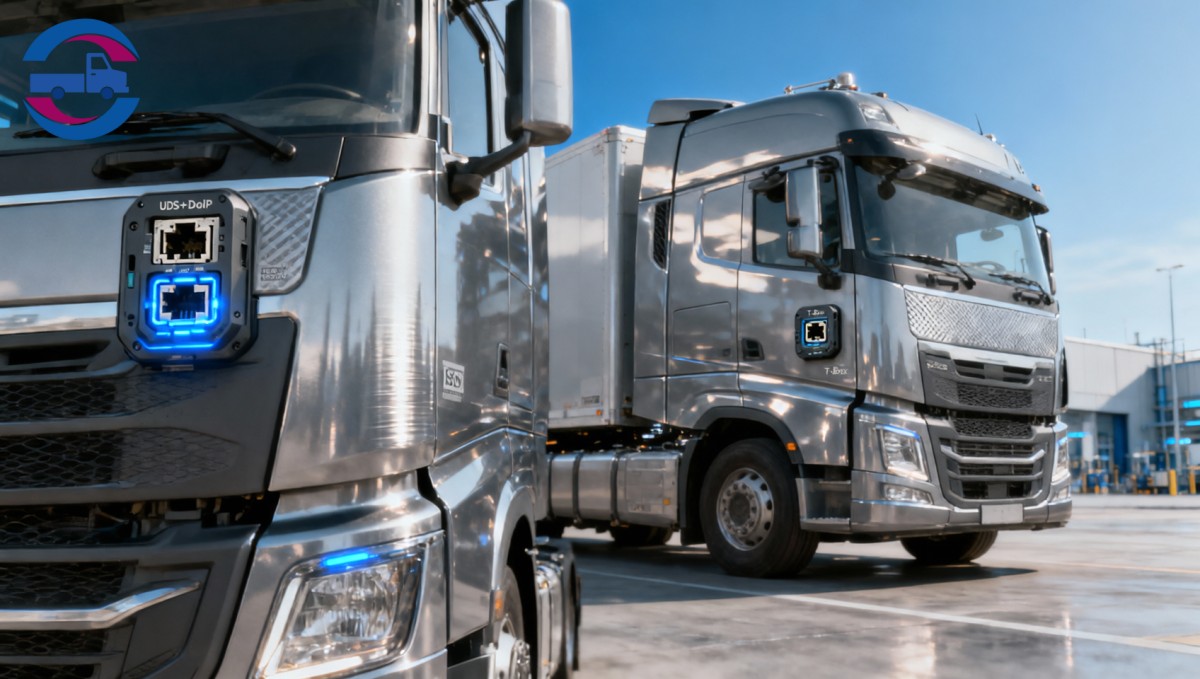 L’UE impose le diagnostic à distance UDS+DoIP pour les camions lourds à partir de 2027