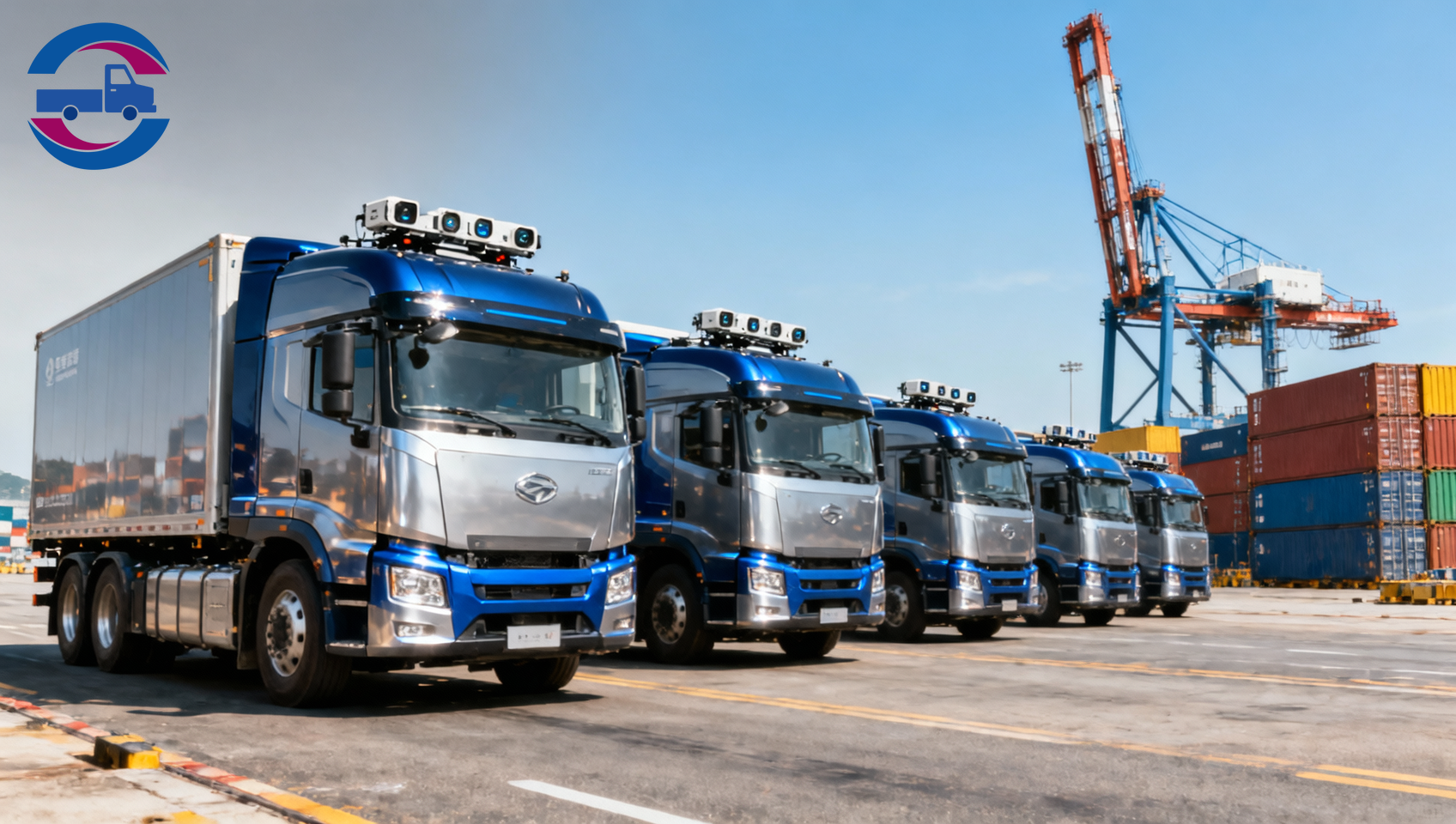 Les camions autonomes de Hong Kong Kwai Tsing Terminal déployés