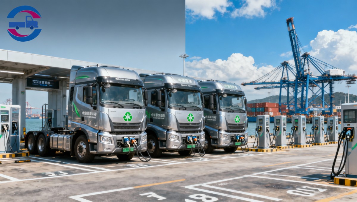 China Launches EV Heavy-Duty Truck Charging Hubs at Ningbo, Qingdao, Guangzhou Ports