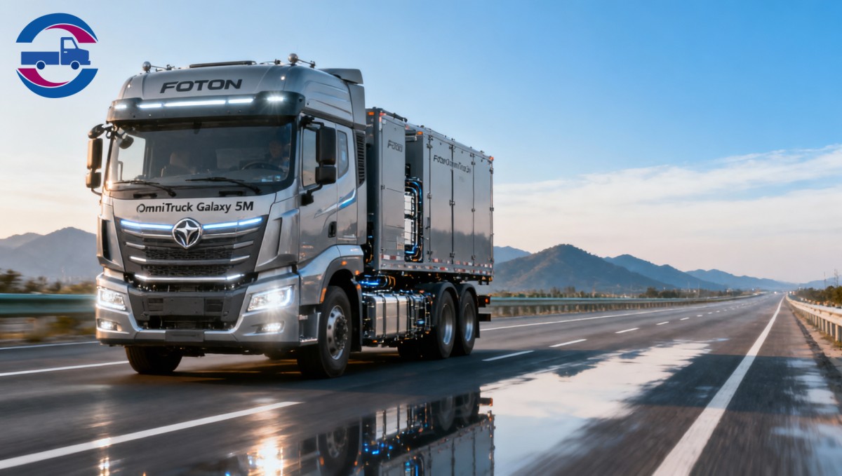 OmniTruck Galaxy 5M BEV Heavy-Duty Truck Completes Cross-Provincial Test