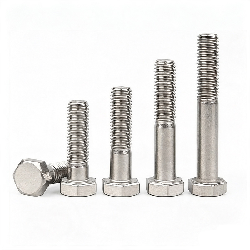 stainless steel external hex bolt half thread