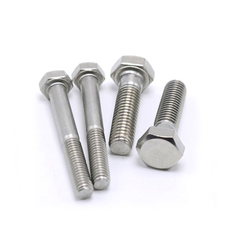 stainless steel external hex bolt half thread