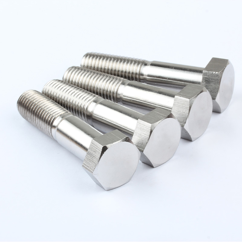 stainless steel external hex bolt half thread