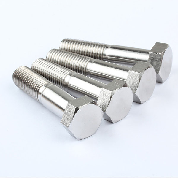 stainless steel external hex bolt half thread