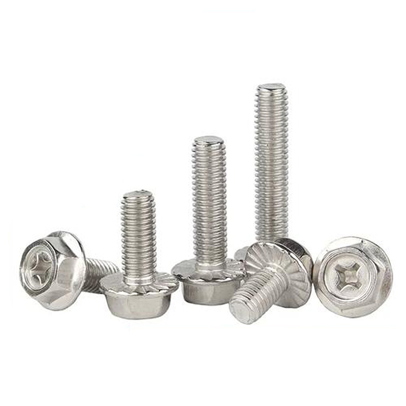 stainless steel hexagonal flange cross bolts