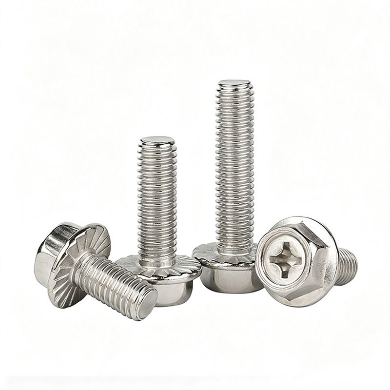 stainless steel hexagonal flange cross bolts