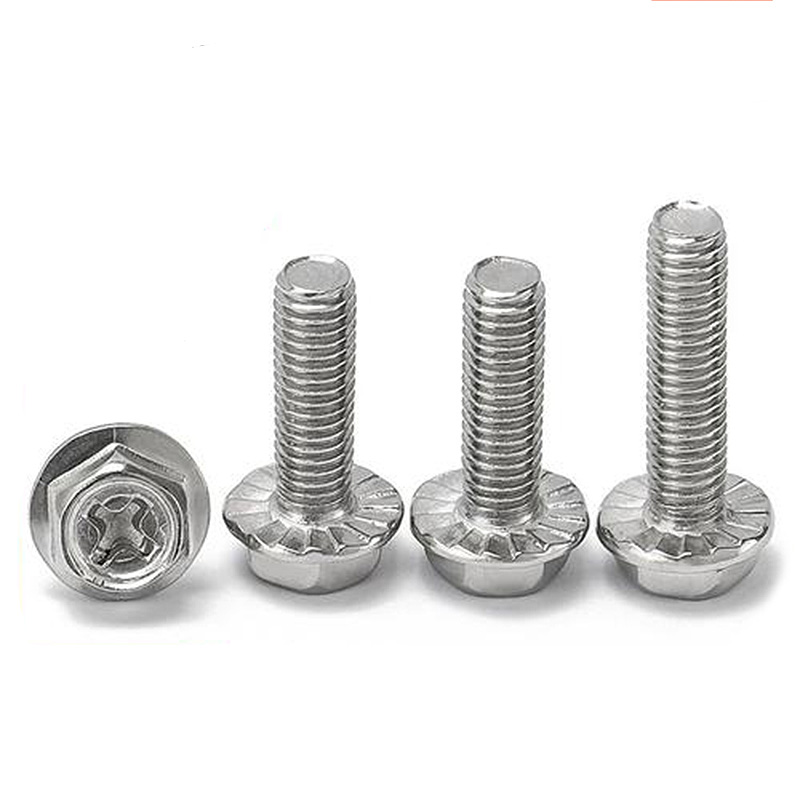 stainless steel hexagonal flange cross bolts