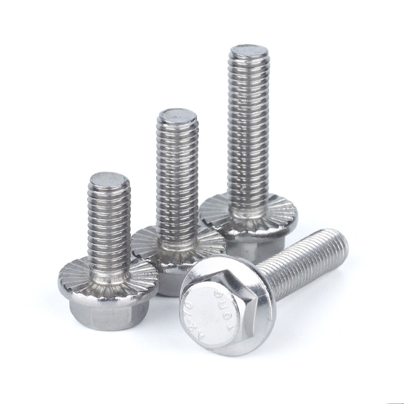 stainless steel hexagonal flange bolts