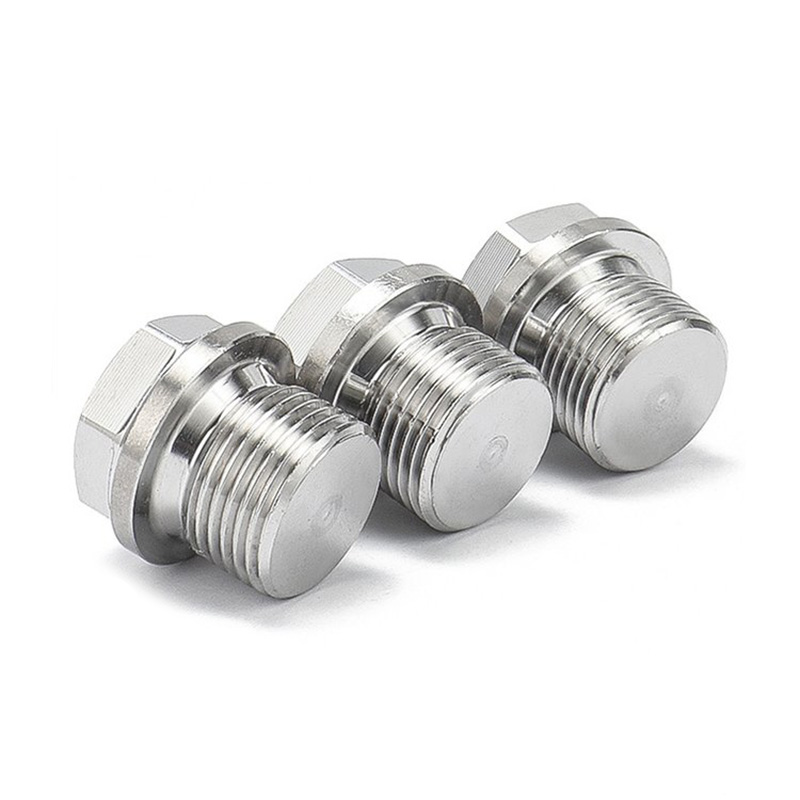 stainless steel plug oil plug internal hex socket