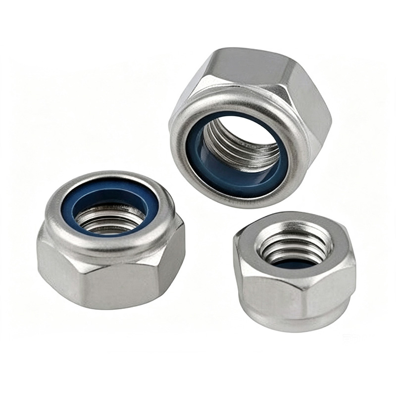 Stainless steel hexagonal nylon nuts