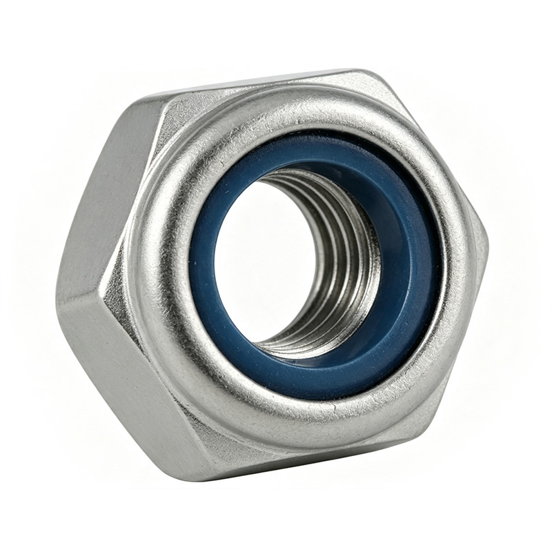 Stainless steel hexagonal nylon nuts