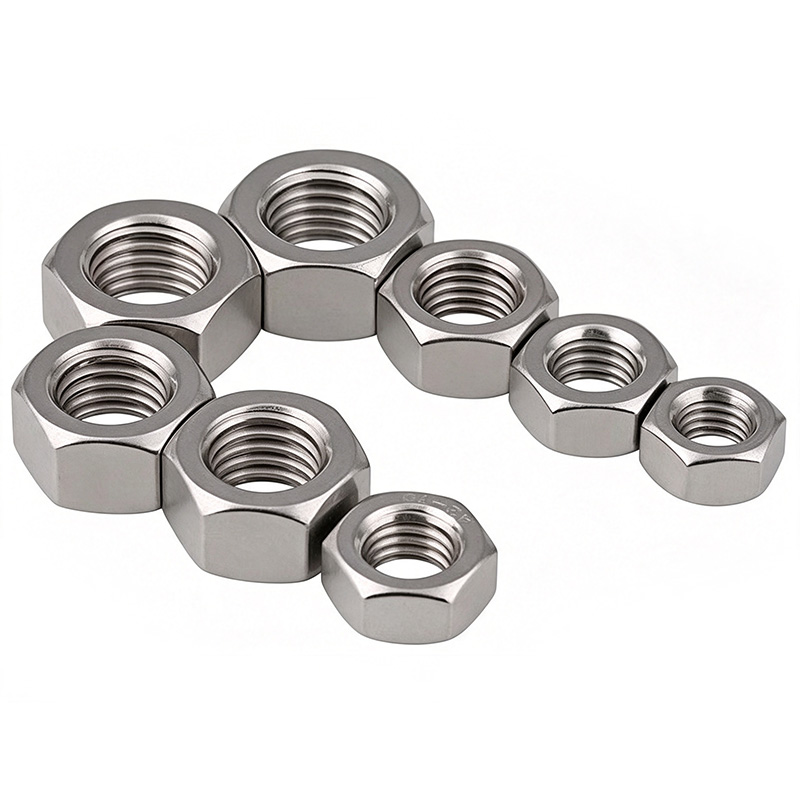 stainless steel Thin hexagonal nuts