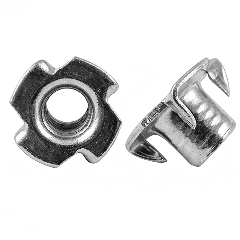 Carbon steel four-jaw nut