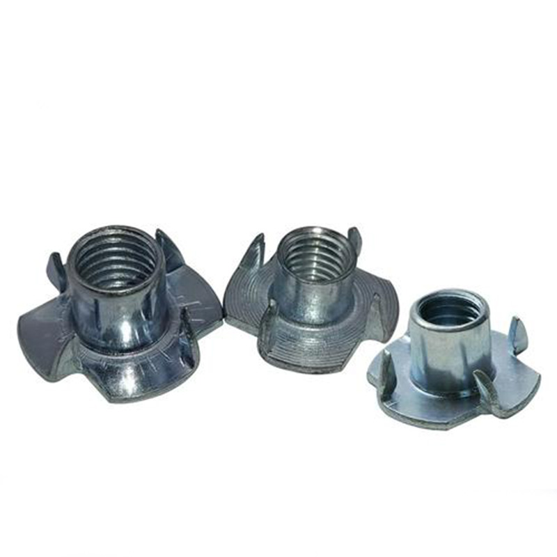 Carbon steel four-jaw nut
