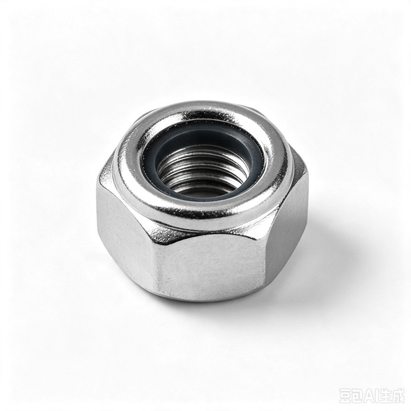 Carbon steel hexagonal nuts with nylon locking